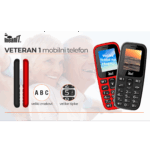 MeanIT Mobilni telefon, 1.77" zaslon, Dual SIM, BT, SOS tipka - VETERAN I MOBILNI TELEFON-CRNI - Image 2