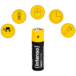 (Intenso) Baterija alkalna, AAA LR03/4, 1,5 V, blister 4 kom - Image 2
