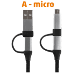 home USB kabl za punjenje, 4u1, multi, dužina 1.5 met. - USB MULTI - Image 3