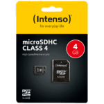 (Intenso) Micro SD Kartica 4GB Class 4 sa adapterom - SDHCmicro+ad-4GB/Class4