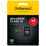 (Intenso) Micro SD Kartica 64GB Class 10 sa adapterom - SDXCmicro+ad-64GB/Class10