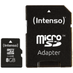 (Intenso) Micro SD Kartica 8GB Class 10 (SDHC & SDXC) sa adapterom - SDHCmicro+ad-8GB/Class10 - Image 2