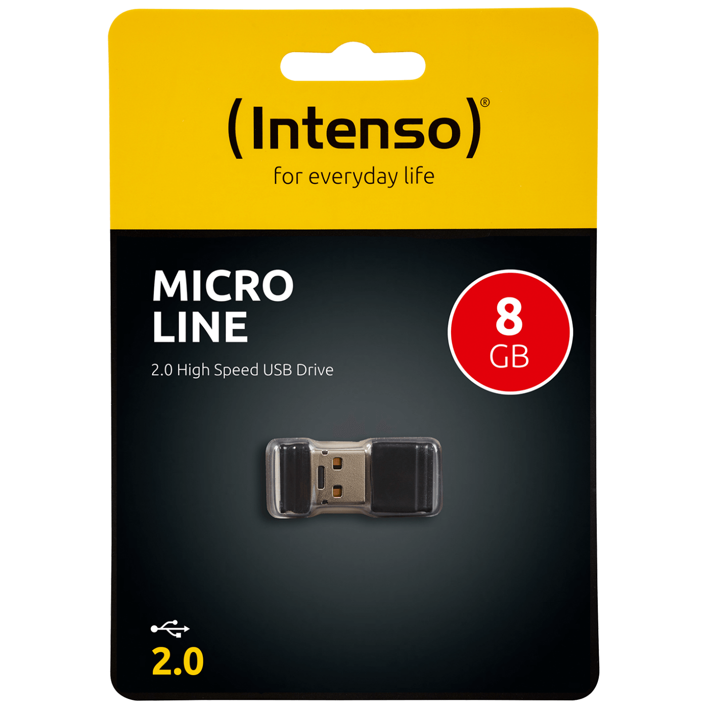 2560_1686159566pokkmtc9gr (Intenso) USB Flash drive 8GB Hi-Speed USB 2.0, Micro Line - ML8 - Image 1