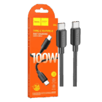 hoco. USB kabl za smartphone, type C, 100W, crna - X96 Hyper, 100W, Crni