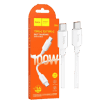 hoco. USB kabl za smartphone, type C, 100W, bijela - X96 Hyper, 100W, White