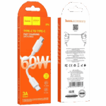 hoco. USB kabl za smartphone, type C, 60W, bijela - X96 Hyper, 60W, White - Image 5