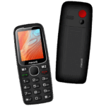 MeanIT Telefon mobilni, 2.4" zaslon, SOS tipka, crni - Senior 10 Plus, Crni - Image 2