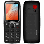 MeanIT Telefon mobilni, 2.4" zaslon, SOS tipka, crni - Senior 10 Plus, Crni - Image 4