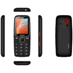 MeanIT Telefon mobilni, 2.4" zaslon, SOS tipka, crni - Senior 10 Plus, Crni - Image 5