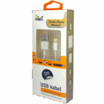 MeanIT USB kabl za Iphone 5 / 6, iPAD, dužina 2.0 metra, bijeli - KABEL ZA IPHONE 5 / 6, iPAD