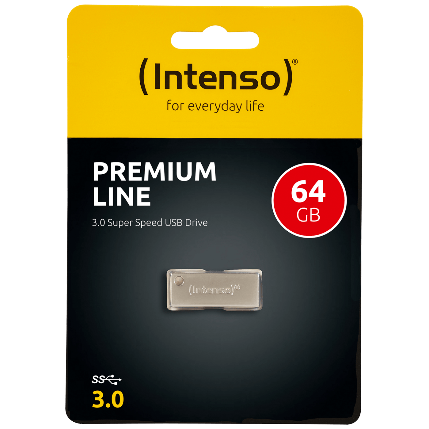 9196_1686171264ryvohz5342 (Intenso) USB Flash 64GB Hi-Speed USB 3.0 up to 100MB/s, Premium Line - USB3.0-64GB/Premium Line - Image 1