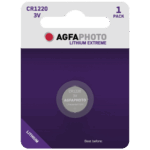 Agfa Baterija litijska CR1220, 3V dugmasta, blister pak. 1 kom. - APCR1220 B1