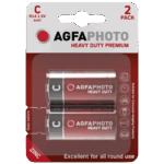 Agfa Zinc baterije, C B2, 1.5 V, blister 2 kom. - APFC