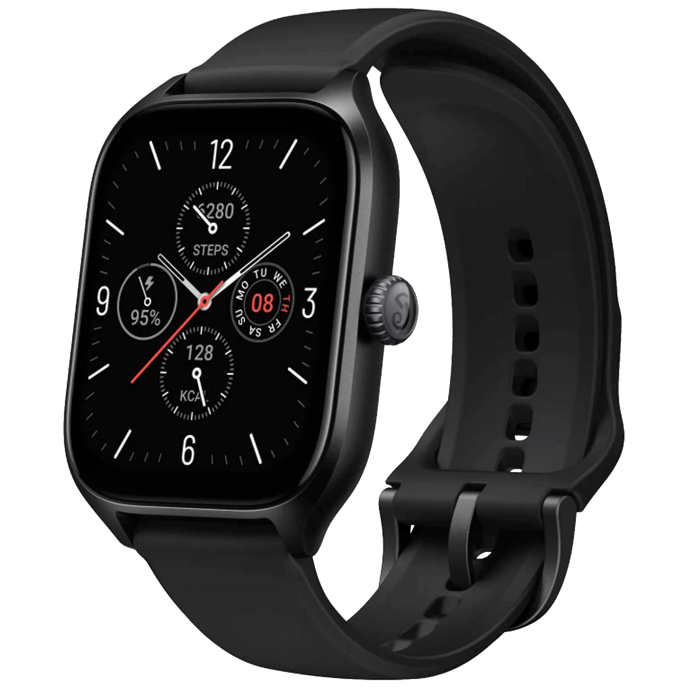 Amazfit Pametni sat, 1.75" AMOLED, vodootporan 5ATM, BT, WiFi - GTS 4 Infinite Black Amazfit Pametni sat, 1.75" AMOLED, vodootporan 5ATM, BT, WiFi - GTS 4 Infinite Black - Image 1