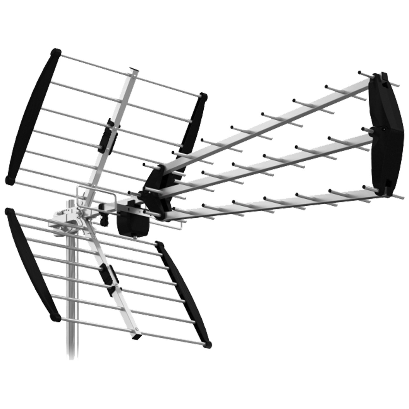 Amiko Antena Triplex Loga, 27 elementa,Alu, 15.5db, LTE filter - AHD 344 LTE Amiko Antena Triplex Loga, 27 elementa,Alu, 15.5db, LTE filter - AHD 344 LTE - Image 1
