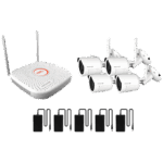 Amiko Home Set za video nadzor, 2 Mpixel, 4 x bullet cam., 9 ch, WiFi - WIFI KIT-4900