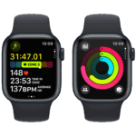 Apple SAT pametni, 1.9" LTPO OLED zaslon, vodootporan BT, WiFi - Watch Series 9 GPS 45mm Midnight - Image 3