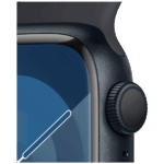 Apple SAT pametni, 1.9" LTPO OLED zaslon, vodootporan BT, WiFi - Watch Series 9 GPS 45mm Midnight - Image 5