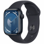 Apple SAT pametni, 1.9" LTPO OLED zaslon, vodootporan BT, WiFi - Watch Series 9 GPS 45mm Midnight