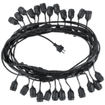 Avide Kabel sa 24 sijaličnih grla E27, dužina 15 met., Outdoor - Outdoor E27 String 15m