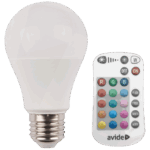 Avide Pametna sijalica, LED 9.7W, E27, RGB+W, 2700K, daljinski - Smart LED Globe A60 9.7W - Image 2