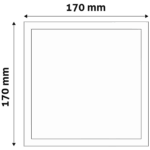 Avide Plafonjera LED, 12W, 950 lm, 4000K, IP20 - ACSMNW-S-12W-ALU-SN - Image 3