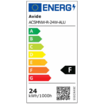 Avide Plafonjera LED, 24W, 2000 lm, 4000K, IP20 - ACSMNW-R-24W-ALU - Image 4