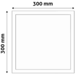 Avide Plafonjera LED, 24W, 2000 lm, 4000K, IP20 - ACSMNW-S-24W-ALU-SN - Image 3
