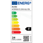 Avide Plafonjera LED, 24W, 2000 lm, 4000K, IP20 - ACSMNW-S-24W-ALU-SN - Image 4