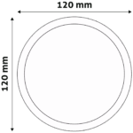 Avide Plafonjera LED, 6W, 420 lm, 4000K, IP20 - ACSMNW-R-6W-ALU - Image 3