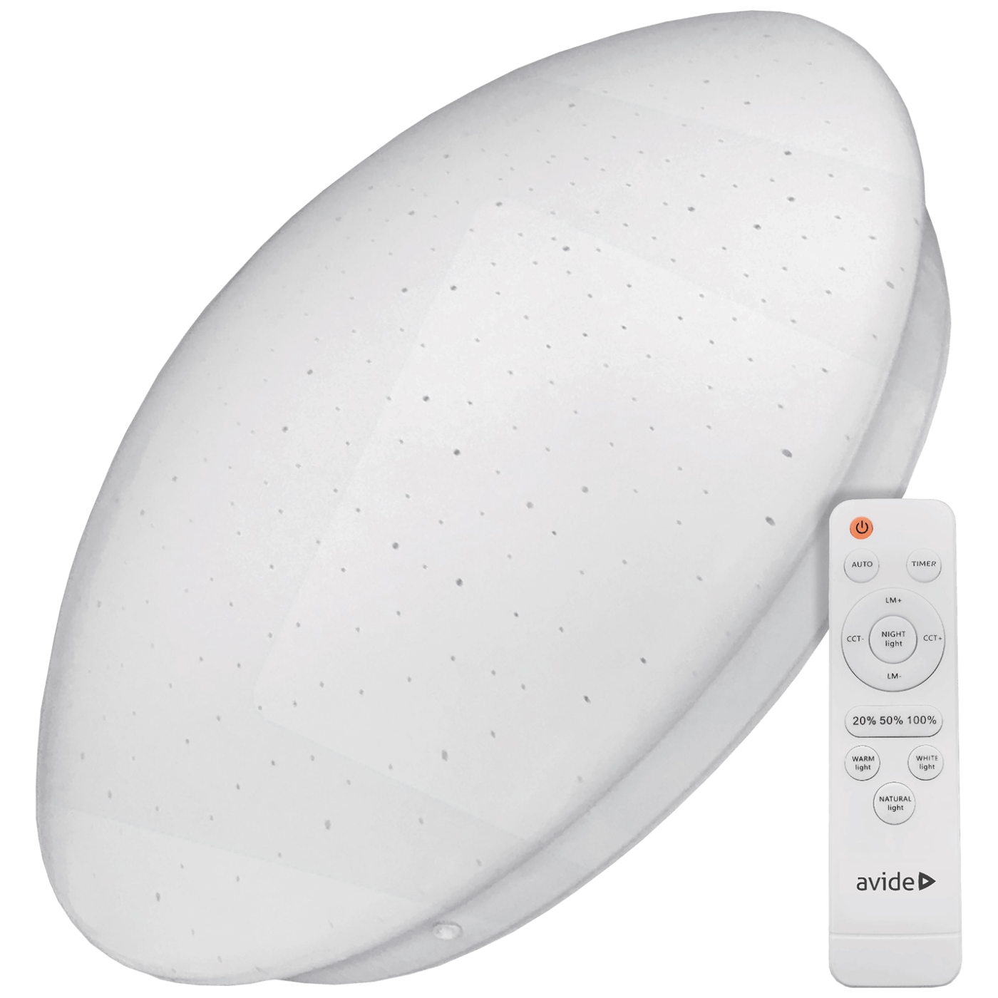 Avide Plafonjera sa daljinskim upravljačem,LED,80W, 4800lm,5000K - ACLOCCT-80W-R-ST Avide Plafonjera sa daljinskim upravljačem,LED,80W, 4800lm,5000K - ACLOCCT-80W-R-ST - Image 1