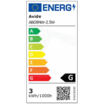 Avide Sijalica, G9, LED 2.5W, 4000K, 230V AC, bijela svjetlost - ABG9NW-2.5W - Image 3
