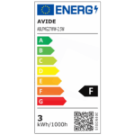 Avide Sijalica, LED 2.5W, E27, 2700K, 360°, 230V AC - Mini Globe 2.5W E27 - Image 5