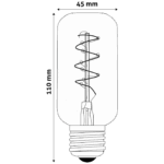 Avide Sijalica, LED 3W, E27, 2700K, 360°, 230V AC - T45 3W E27 - Image 4