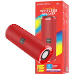 Borofone Zvučnik bežični, Bluetooth, 1200 mAh, 3 h, crvena - BR1 Beyond Red