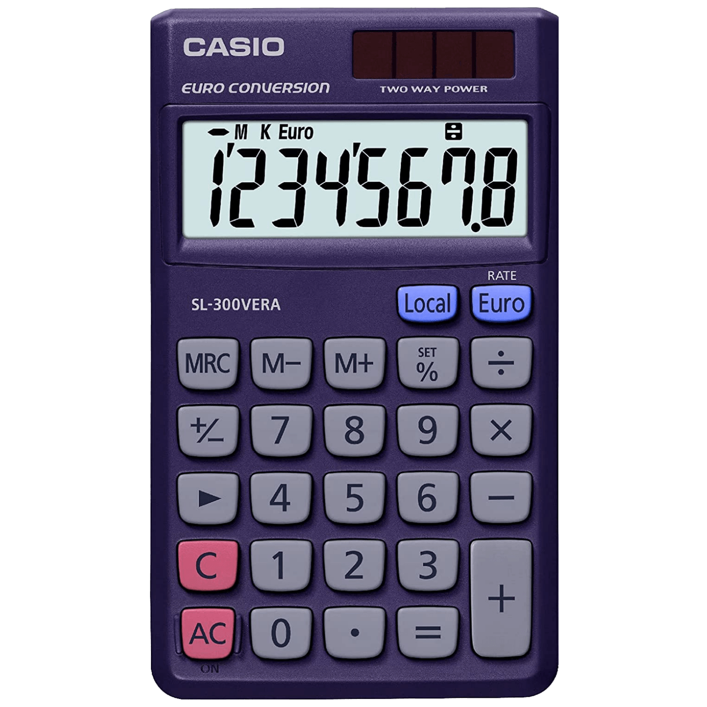 Casio Kalkulator, džepni, solarno / baterijsko napajanje - SL-300VERA Casio Kalkulator, džepni, solarno / baterijsko napajanje - SL-300VERA - Image 1