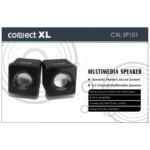 Connect XL Zvučnik, set,  2.0, USB 5V, boja crna - CXL-SP101