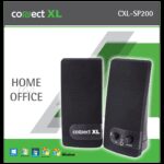 Connect XL Zvučnik, set,  2.0, USB 5V, crna boja - CXL-SP200 - Image 2