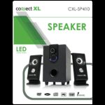 Connect XL Zvučnik, set,  2.1, AC 220V, crna boja - CXL-SP410 - Image 2