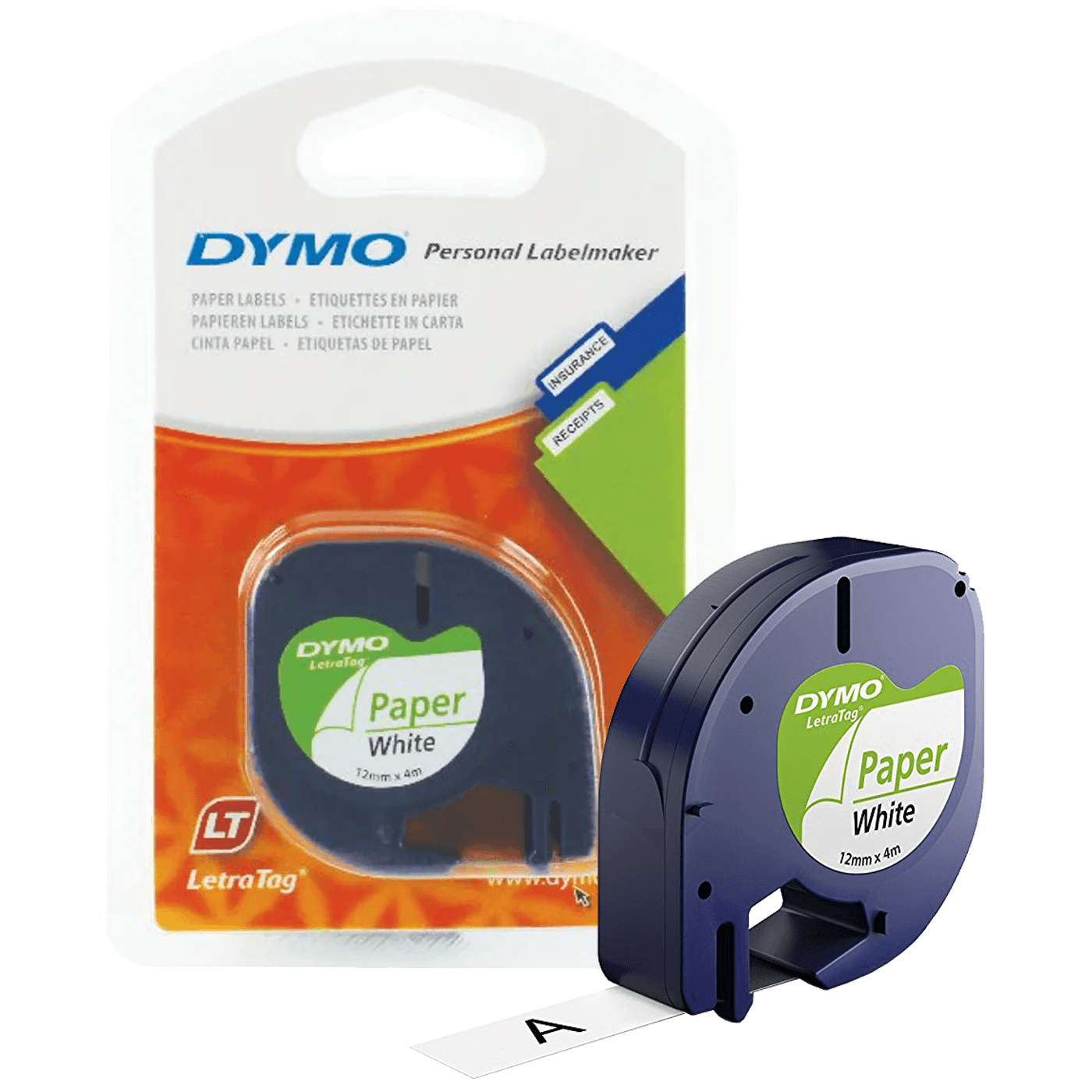 Dymo Kaseta s trakom za LetraTag, 4 met., 12 mm, bijela - S0721510 Dymo Kaseta s trakom za LetraTag, 4 met., 12 mm, bijela - S0721510 - Image 1