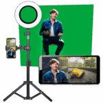 Easypix Photo studio, LED svjetlo, tripod, mikrofon, zelena pozadina - MyStudio Studio Kit