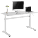 Ergo Office Radni stol 140 x 60 cm, podesiva visina, bijela - ER-401 W