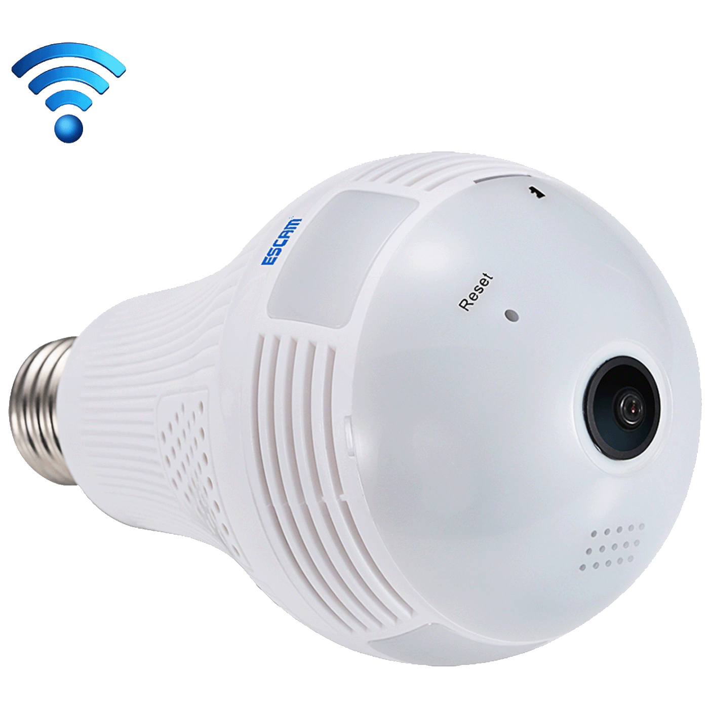Escam Kamera za video nadzor, detektor pokreta, 1.3Mpixel,E27,WiFi - QP136 Escam Kamera za video nadzor, detektor pokreta, 1.3Mpixel,E27,WiFi - QP136 - Image 1