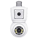 Escam Kamera za video nadzor,dual lens,2x2Mpixel,PTZ,E27,WiFi - QF202