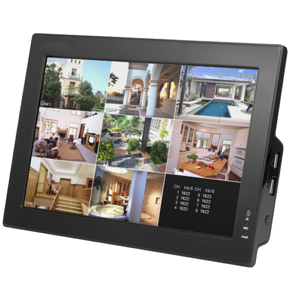 Eule LCD 19" + DVR 8-kanalni mrežni snimač za video nadzor - DVR-V8LCD Eule LCD 19" + DVR 8-kanalni mrežni snimač za video nadzor - DVR-V8LCD - Image 1