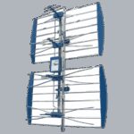 Falcom Antena mrežasta, UHF/VHF, sa pojačalom, ALU - ANT-408AL - Image 2