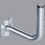Falcom Nosač zidni 26 cm, pocinčani, savijeni, proširene rupe - NJ26 - Image 2