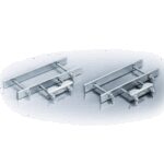 Falcom Šelna za balkon, čelična, pocinčano, set 2 kom. - SH-400 - Image 2