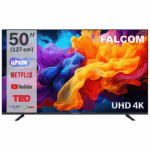 Falcom Televizor Smart LED TV 4K UltraHD  50", Bluetooth ,WiFi - TV-50LTF024SM WOS