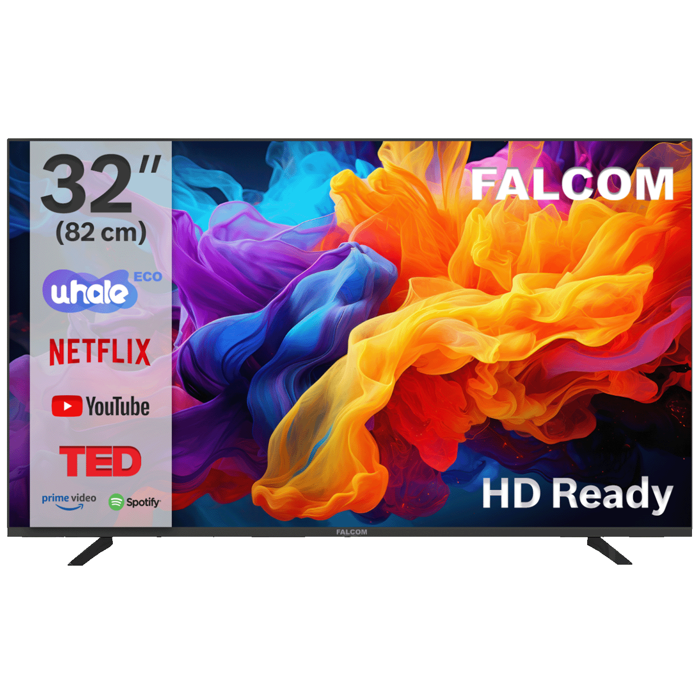 Falcom Televizor Smart LED TV HD Ready 32", Bluetooth ,WiFi - TV-32LTF024SM WOS Falcom Televizor Smart LED TV HD Ready 32", Bluetooth ,WiFi - TV-32LTF024SM WOS - Image 1